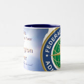 2 Couleurs TASSE nommée de la BV -- Customisé (Centre)