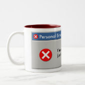 2 Couleurs Tasse non facile à utiliser (Gauche)