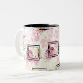 2 Couleurs tasse numérique imprimée (Devant gauche)