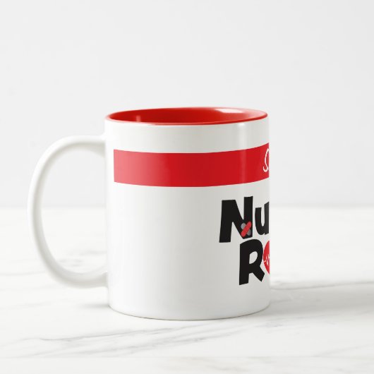 2 Couleurs Tasse Nurses Rock (Gauche)