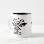 2 Couleurs Tasse Nuts lâche d'aérodrome (Devant gauche)