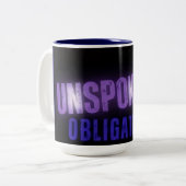 2 Couleurs Tasse Obligations Tacites (Devant gauche)