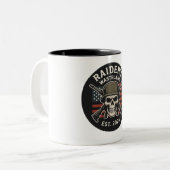 2 Couleurs Tasse officielle de café du Raider's Wasteland (Devant gauche)