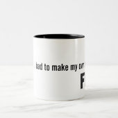 2 Couleurs Tasse officielle de FML : Fait maison (Centre)