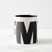 2 Couleurs Tasse officielle de FML : Logo de FML (noir) (Centre)