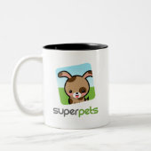 2 Couleurs Tasse officielle de SuperPets Kitty (Gauche)