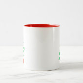 2 Couleurs Tasse Oh Sapin de Noël (Centre)