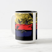2 Couleurs Tasse Oies de Nuit (Devant gauche)