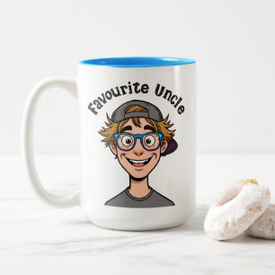 2 Couleurs Tasse Oncle Préféré