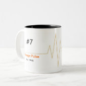 2 Couleurs Tasse orange #7 d'impulsion (Devant gauche)