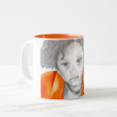 2 Couleurs Tasse orange du garçon 1 (Devant gauche)