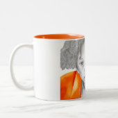 2 Couleurs Tasse orange du garçon 1 (Gauche)