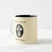 2 Couleurs Tasse orthodoxe de nativité (Devant gauche)