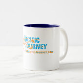 2 Couleurs Tasse Pacifique de voyage (Devant droit)