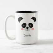 2 Couleurs Tasse Panda Kawaii Mignon – Conception de nom pers (Gauche)