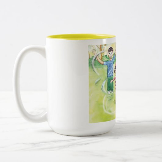 2 Couleurs Tasse parlante d'amis (Gauche)