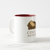 2 Couleurs Tasse - Patate de canapé (Devant gauche)