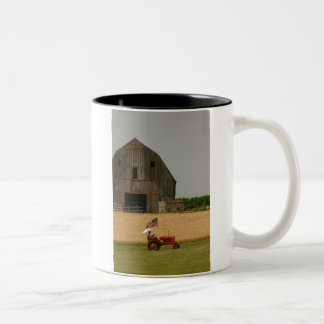 2 Couleurs Tasse patriotique de tracteur