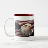 2 Couleurs Tasse patriotique d'Eagle (Gauche)