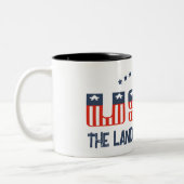 2 Couleurs Tasse Patriotique Terre de Liberté (Gauche)