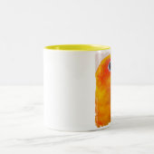 2 Couleurs Tasse - perroquet de Sun Conure (Centre)