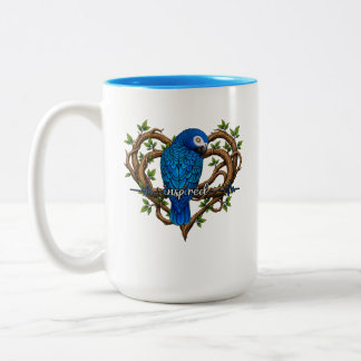 2 Couleurs Tasse Perroquet Motivation - Inspirée
