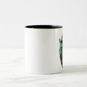 2 Couleurs Tasse personnalisable de barre de Tiki (Centre)