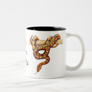 2 Couleurs Tasse personnalisable de serpent de boa