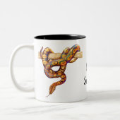 2 Couleurs Tasse personnalisable de serpent de boa (Gauche)