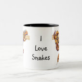 2 Couleurs Tasse personnalisable de serpent de boa (Centre)