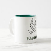 2 Couleurs Tasse personnalisée (Devant gauche)