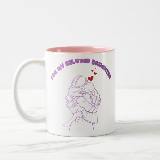 2 Couleurs tasse personnalisée (Gauche)