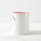 2 Couleurs tasse personnalisée (Centre)