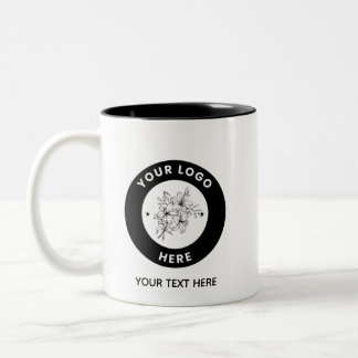2 Couleurs Tasse personnalisée avec logo de l'entreprise | Pe