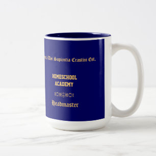 2 Couleurs Tasse personnalisée de Homeschool