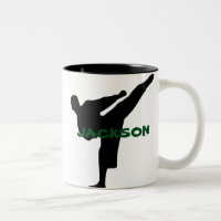 Tasse personnalisée de karaté
