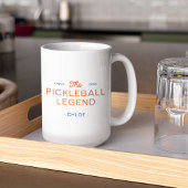 2 Couleurs Tasse personnalisée Légende Moderne de Pickleball