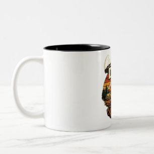 2 Couleurs Tasse personnalisée Papa camping Ét. 2026
