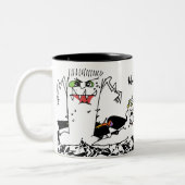 2 Couleurs Tasse personnalisée par monstre de bande dessinée (Gauche)