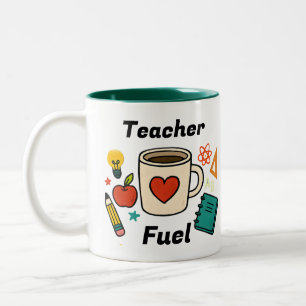 2 Couleurs Tasse personnalisée pour enseignant