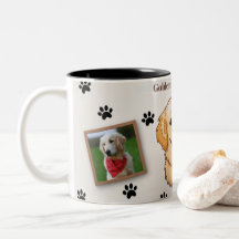 Tasse personnalisée pour maman de Golden Retriever