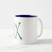 2 Couleurs Tasse | PHOENIX, AZ (PHX) (Devant droit)