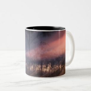 2 Couleurs tasse photo abstraite