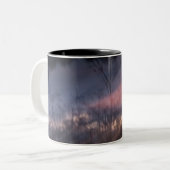 2 Couleurs tasse photo abstraite (Devant gauche)