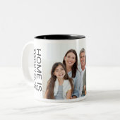 2 Couleurs Tasse Photo Moderne (Devant gauche)