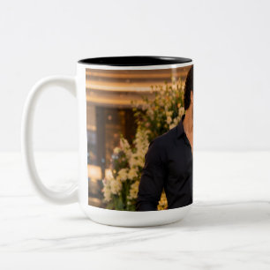 2 Couleurs Tasse photo personnalisée - Café enveloppé personn