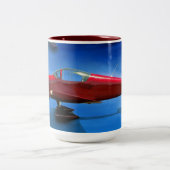 2 Couleurs Tasse plate de cascade (Centre)