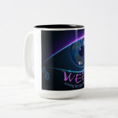 2 Couleurs Tasse - PLEUREZ la tasse (Devant gauche)