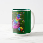 2 Couleurs Tasse Plume Chuchotement (Devant droit)