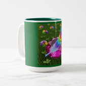 2 Couleurs Tasse Plume Chuchotement (Devant gauche)